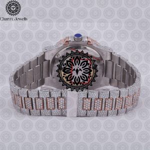 Charm_Jewells Luxury Women's Stainless Steel <b>Diamond</b> <b>Watch</b> Round Case 38mm Analog Quartz Sapphire Crystal Folding Clasp - Product Image 2