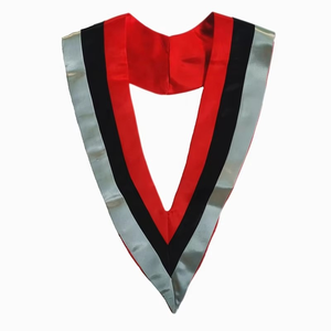 Estola de Graduación Personalizada para Adultos, 100% Poliéster Satinado Liso, TRES COLORES, para Estudiantes de Graduación - Product Image 1