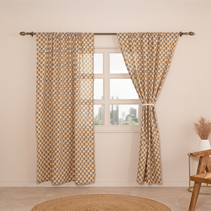 Cortina de Cuerda Tejida 100% Algodón - 100% Opaca para Hogar, Oficina y Cafetería - Product Image 2