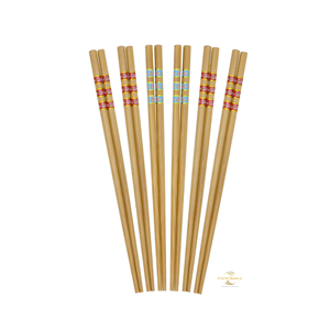 Baguettes en bambou écologiques, vaisselle en bois naturelle réutilisable pour la restauration, vente en gros - Product Image 5