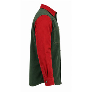 Mens Long Sleeve NFPA 2112 <b>Flame</b> Retardant Work <b>Shirt</b> Anti-Static FRC Pearl Snap Welding Workwear - Product Image 5