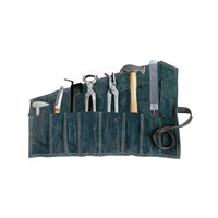 Kit d'outils de ferrage 7 pièces avec étui à roulettes, ensemble de soins des sabots et de ferrage, équipement professionnel pour ferrage équin