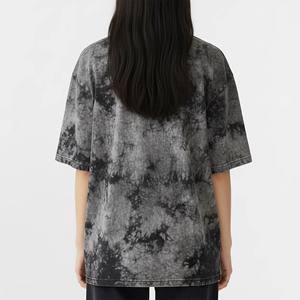 OEM New Arrived Summer Women's Crew Neck Oversized T-Shirts Custom Printed Logo Appliques Eco-Friendly Quick Dry 100% Polyester - Product Image 2