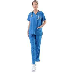 Vêtements médicaux extensibles dans quatre directions, flexibilité maximale, haute endurance, vêtements de santé, uniforme d'hôpital pour femmes - Product Image 1