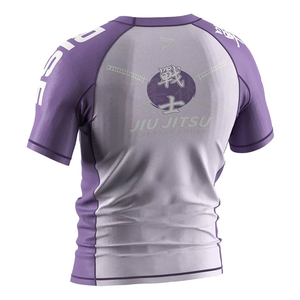 Custom Short Sleeve <b>Surf</b> Logo Mma Bjj Compression Shirt Sublimated Jiu Jitsu Rashguards Design Your Own Custom Rash Guard - Product Image 2