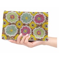 Pochette de soirée en perles de verre motif pastèque, faite main, de haute qualité, sac à main perlé, sac à main de soirée perlé, prix de gros