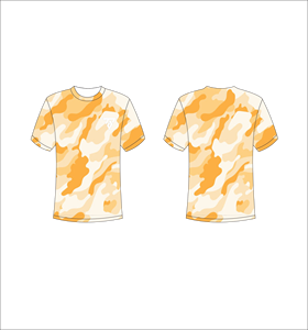 Camiseta de Manga Corta para Hombre, Camuflaje, Estampado por Sublimación, Cuello Redondo, Casual, Transpirable, Corte Regular, 100% Poliéster Tejido - Product Image 1