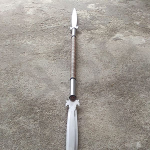 Lance décorative médiévale forgée à la main avec embout et capuchon |   Historique - Product Image 3