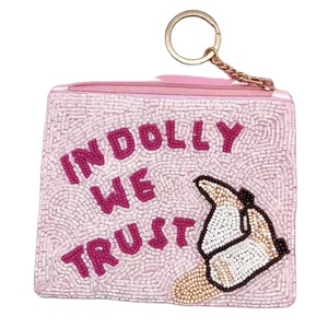 Handcrafted Beaded <b>Coin</b> Purse Embroidered <b>Coin</b> <b>Pouch</b> with Customized Color for <b>Coin</b> and Small Essentials - Product Image 1