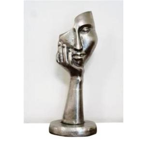 Vente flash : Sculpture en aluminium de style antique avec décoration artistique moderne pour les intérieurs de restaurants, cafés, bureaux et studios - Product Image 3