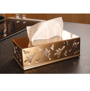 Porte-mouchoirs en métal de style mid-century, boîte à mouchoirs décorative pour la maison, les hôtels, les cafés - Product Image 6