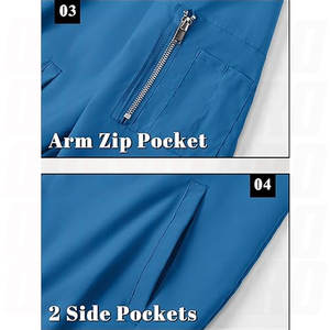 Blouson Bomber d'Hiver Homme Personnalisé avec Logo Brodé, Fournisseur OEM en Gros, Veste de Travail Zippée, Marquage de Marque - Product Image 6