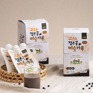 [Samjin Food] Poudre de céréales de haricots noirs coréens avec mélange de lait de blé et d'arachides séchés – Poudre de céréales mélangées aux haricots noirs - Product Image 3