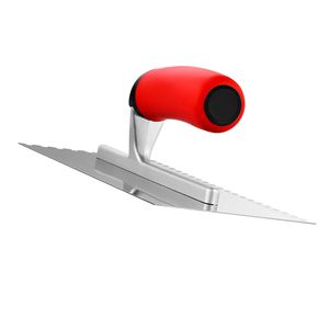 Spatola per Piastrelle in Acciaio Inox con Denti Piatti 10.9 X 4.4, Strumento Professionale per Cartongesso con Impugnatura Ergonomica in Gomma, Personalizzabile OEM - Product Image 6
