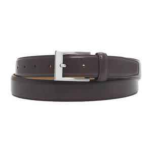 Cinturón de Cuero para Hombre, Cinturón de Cuero Genuino de Vaca de Alta Calidad, Cinturón con Hebilla a la Moda para Hombre, Cómodo - Product Image 4
