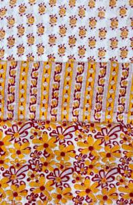 Tissu imprimé à la main de Jaipur, tissu en coton imprimé à la main, tissu indien pour robes, fournisseur de tissus en coton en gros - Product Image 4