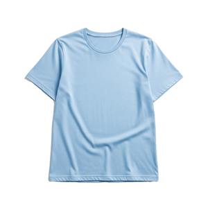 T-shirt vierge premium en maille douce à col rond et manches courtes, coupe classique, pour impression de marque personnalisée, vente en gros - Product Image 4