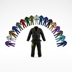 Uniforme de Jiu Jitsu Regular Ajustado, Kimono de BJJ para Entrenamiento, Uniforme de Artes Marciales para Competencia, Diseño Personalizado, Ropa Deportiva de Grappling - Product Image 1