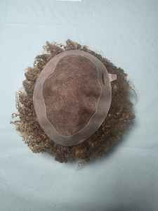 Prótesis Capilar de Cabello Humano Remy Indio con Rizos Kinky para Hombre, Base Mono - TAZ HAIR BANGLADESH - Product Image 5