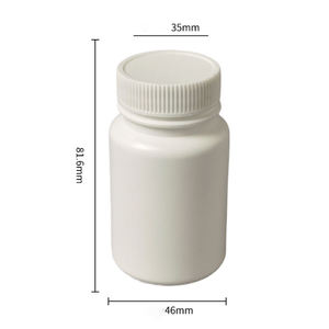 Flacon en plastique HDPE blanc de 100 CC pour médicaments, col 35-400, emballage plastique, bouteilles en plastique - Product Image 6