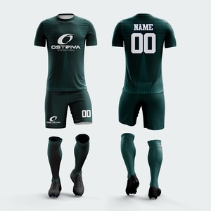 Custom Unisex <b>Soccer</b> Football Uniform Short Sleeve T-Shirt Digital Print Front 100% Polyester Plus Size 340g - Product Image 5