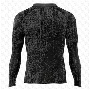 Custom Printed Compression Shirt Long Sleeve Surf Sports rash guards Custom Logo Polyester Sublimation Rash Guard for Men's - Product Image 2
