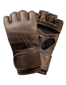ถุงมือชกมวย MMA แบบครึ่งนิ้ว คุณภาพสูง ขายส่ง ผลิตในปากีสถาน - Product Image 1