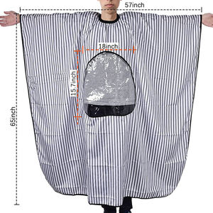 Capa de Barbero Impermeable de Poliéster/Algodón Resistente Hecha a Medida con Logotipo Personalizado - Product Image 2