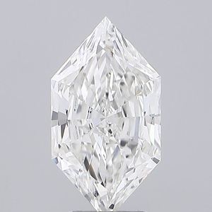 Diamant hexagonal de 3,02 carats, taille hexagonale, cultivé en laboratoire, couleur F, clarté VVS2, CVD, poli à la main, pour la fabrication de bagues et de bijoux - Product Image 1