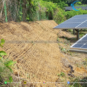 Eco Friendly Coconut Fiber COIR NET For Soil Stabilization And Vegetation Growth On Slopes And Riverbank Protection Areas - Product Image 6