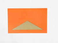 Boîte cadeau rigide en papier artistique orange de luxe sur mesure, deux pièces, avec insert en mousse EVA, gaufrée, pour parfum, huile essentielle, cosmétiques électroniques
