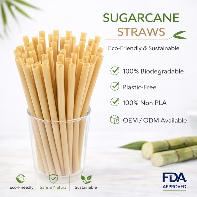 Individual Paper Packaged Eco-Friendly Bamboo Straw with Custom Logo for Travel and Party Use Reusable & Biodegradable