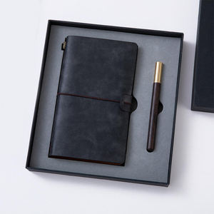 Cuaderno Portátil de Cuero PU de Primera Calidad con Estuche de Regalo, Personalizable con Logotipo OEM/ODM - Product Image 1