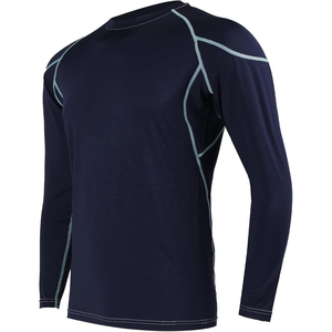 Chemises de compression légères pour hommes, best-sellers, logo personnalisé, respirantes, écologiques, séchage rapide, coupe ajustée, manches longues, pour la course à pied - Product Image 2