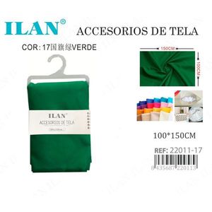ILAN Tela Lisa 100x150 Cm Vert Accessoires en Tissu - Product Image 3