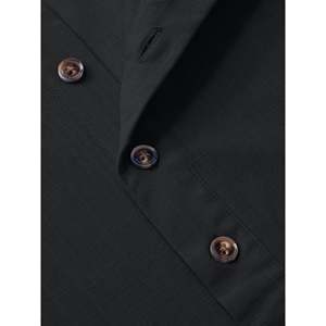 Camisa Casual de Franela Holgada y Transpirable para Hombre, Cuello Alto, Lana Merino, Corte Relajado, Manga Larga, Ropa de Invierno - Product Image 3