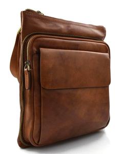 Genuine Leather Shoulder Messenger <b>Bag</b> Fold Over Crossbody Purse Casual <b>Tablet</b> <b>Bag</b> for Women - Product Image 2
