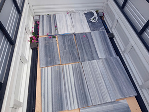 Marches de décoration de luxe modernes en pierre bleue Ynal sablée, imperméables et écologiques, pour piscines, hôtels, jardins et escaliers - Product Image 3