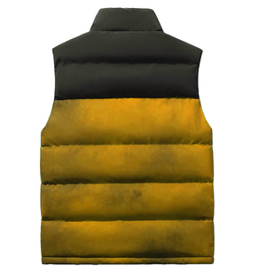 Men Fashion Puffer Vest Winter Sleeveless Jacket Quilted Warm Lightweight Body <b>Warmer</b> Outdoor OEM Custom Supplier - Product Image 2