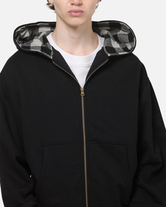 Wholesale Heavyweight <b>Zip</b> <b>Hoodie</b> Men's Casual Regular Fit Hooded Lined Hood Front <b>Pockets</b> 100% Cotton Eco-Friendly Sweatshirt - Product Image 5