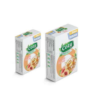 Hot Selling <b>Powdered</b> Soft <b>Drink</b> 3in1 Private Label Tea Variety Package Peach Iced Tea Sachets - Product Image 1