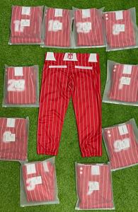 Uniforme de baseball personnalisé, maillot à boutons, pantalon à rayures fines, sublimation, vêtements d'équipe, fabricant OEM ODM - Product Image 4
