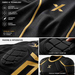 Ensemble de vêtements de compression complets X Sports City pour le football américain, personnalisé, à séchage rapide, vêtements de sport performants et durables - Product Image 4