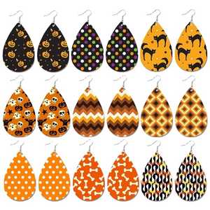 Pendientes de Estilo Étnico con Diseño de Corazón, para Mujer, con Estampado de Progreso, en Forma de Lágrima, Joyería de Moda, Regalo para Mujer - Product Image 5