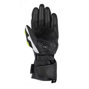 Guantes de Motocicleta de Cuero para Hombre, con Protección de Fibra de Carbono en los Nudillos, Pantalla Táctil, Resistentes al Viento, para Deportes para Adultos - Product Image 3