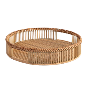Plateaux décoratifs rectangulaires en rotin faits à la main de qualité supérieure, écologiques, KV NATURAL HOME, élégants, de qualité commerciale, neufs - Product Image 1