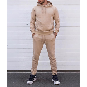 Minimalist Custom 2-Piece Men’s Tracksuit | Heavyweight Cotton | Your Design <b>Heat</b> Pressed - Product Image 4