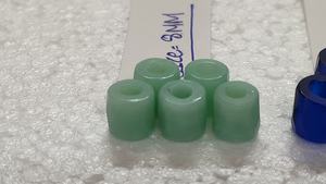 Cuentas de Vidrio Facetadas Conoformes, Cuentas Pony de Orificio Grande, Colores Surtidos Verde Azul Rojo, Suministros a Granel para Fabricación de Joyas y Manualidades, Bolsa OPP - Product Image 5