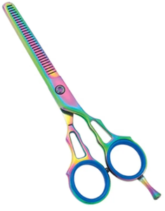 Tijeras de Entresacar Cabello con 32 Dientes, Punta de Cuchilla Afilada de Acero Inoxidable, Tijeras Profesionales para Barbería y Salón con Borde de Cuchilla - Product Image 2