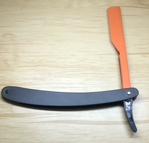 Antique Black Men's Barber Tools Single Blade Folding Shaving Knife Stainless Steel <b>Straight</b> <b>Razor</b> for Hair Cutting - Product Image 2